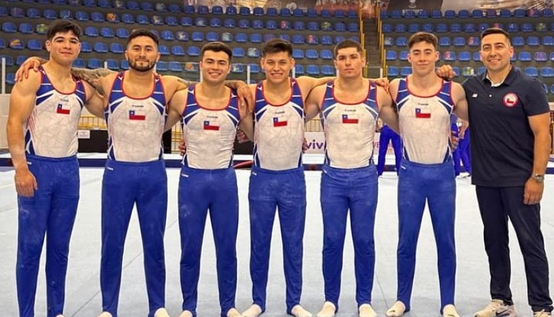 Chile brilla en el Sudamericano de Gimnasia con cuatro medallas masculinas