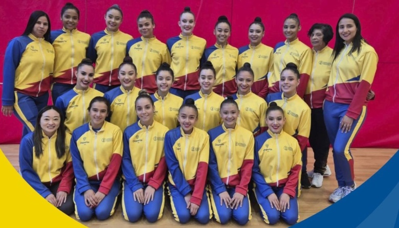 Colombia brilla en el Sudamericano de Gimnasia Rítmica con nueve medallas