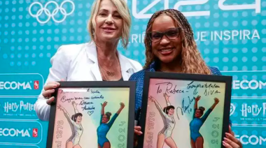 Rebeca Andrade y Nadia Comaneci: encuentro de leyendas de la gimnasia en Expo COB