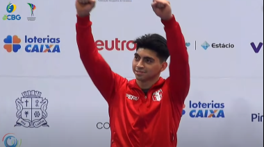 Perú brilla en el Sudamericano de Gimnasia con tres medallas, incluyendo un oro en paralelas