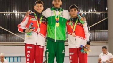 Manuel Antonio López Castro brilla con oro en los Juegos Nacionales Juveniles de Colombia  Volanta: