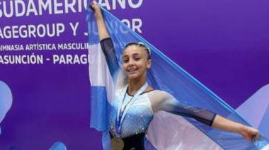 Martina Gianoglio, la cordobesa es medalla de Oro en Sudamericano