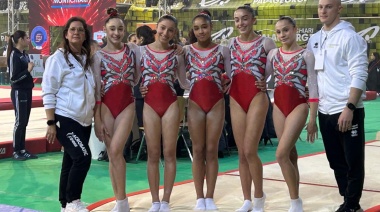 Elaine Sánchez, entrenadora cubana, lidera el debut en A1 del equipo de gimnasia artística de Piacenza