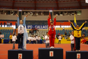 El día que Britt Reuche fue periodista en un torneo de gimnasia