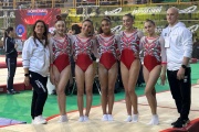 Elaine Sánchez, entrenadora cubana, lidera el debut en A1 del equipo de gimnasia artística de Piacenza