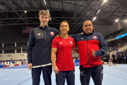 Gimnastas chilenos brillan en el Valeri Liukin Invitational: Colby Aranda se corona campeón en arzón